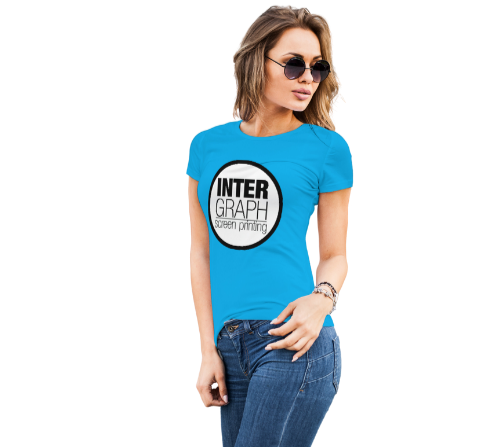 mujer camiseta serigrafía