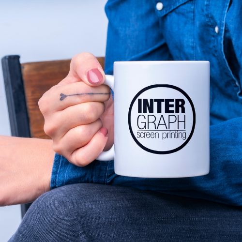 taza mano serigrafía