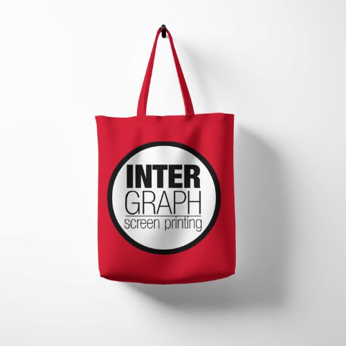 bolsa colgada serigrafía